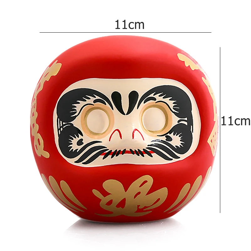 Big Daruma Doll and Piggy Bank