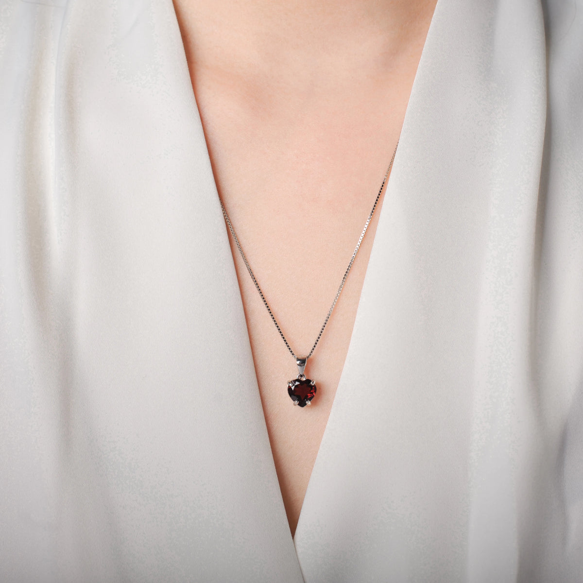 Heart of the Warrior 925 Silver Necklace