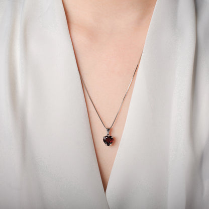 Heart of the Warrior 925 Silver Necklace