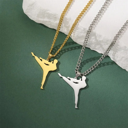 Karate-do Steel Necklace