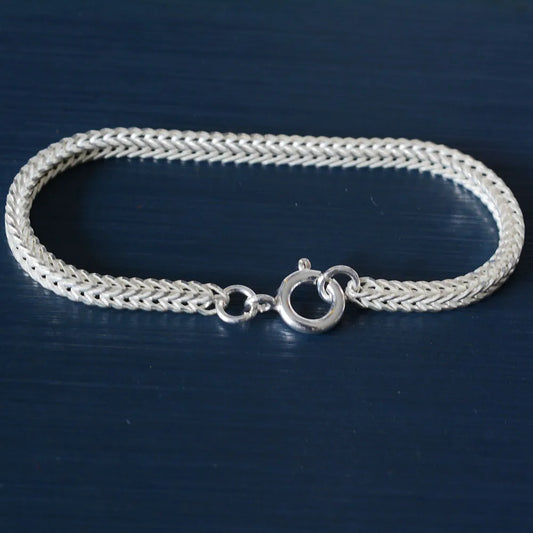 Kitsune 925 Silver Foxtail Bracelet