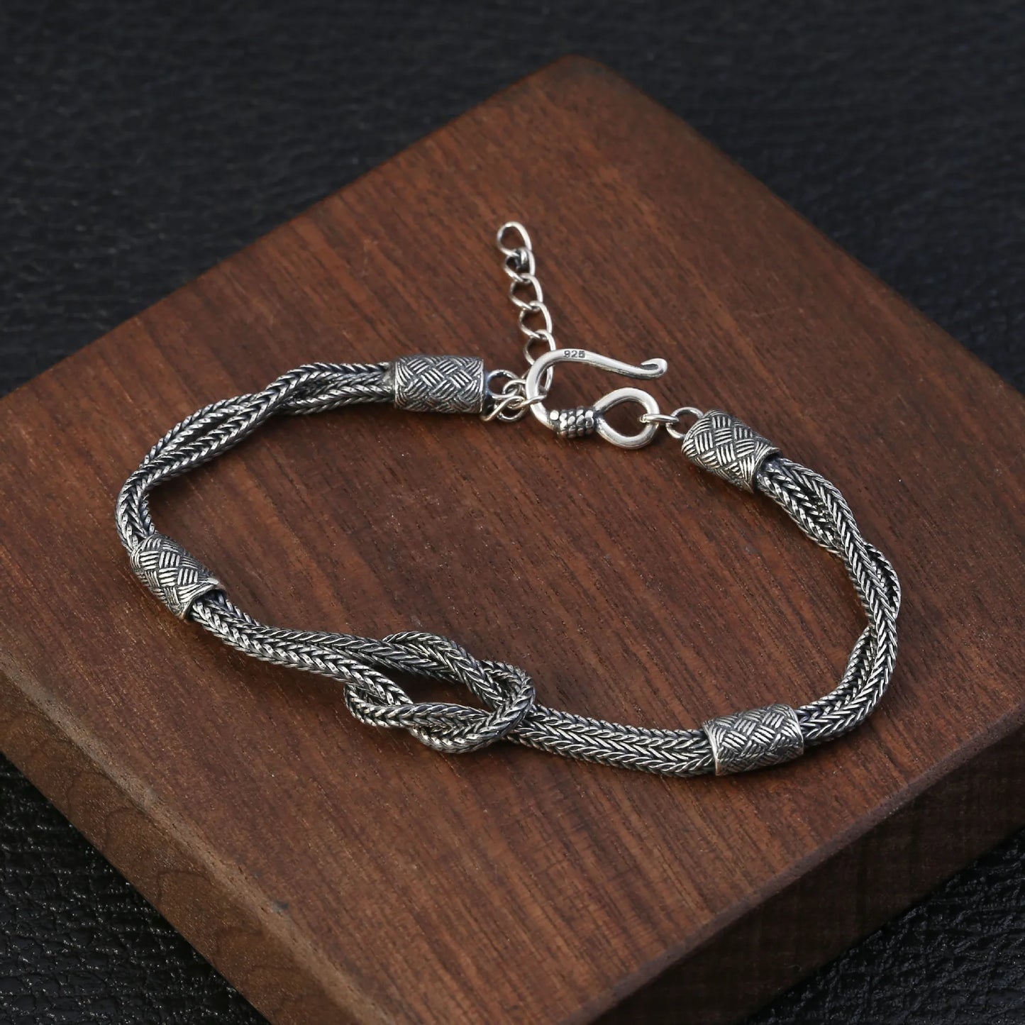 Knots of Fate 925 Silver Bracelet