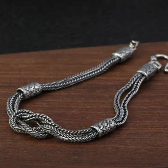 Knots of Fate 925 Silver Bracelet