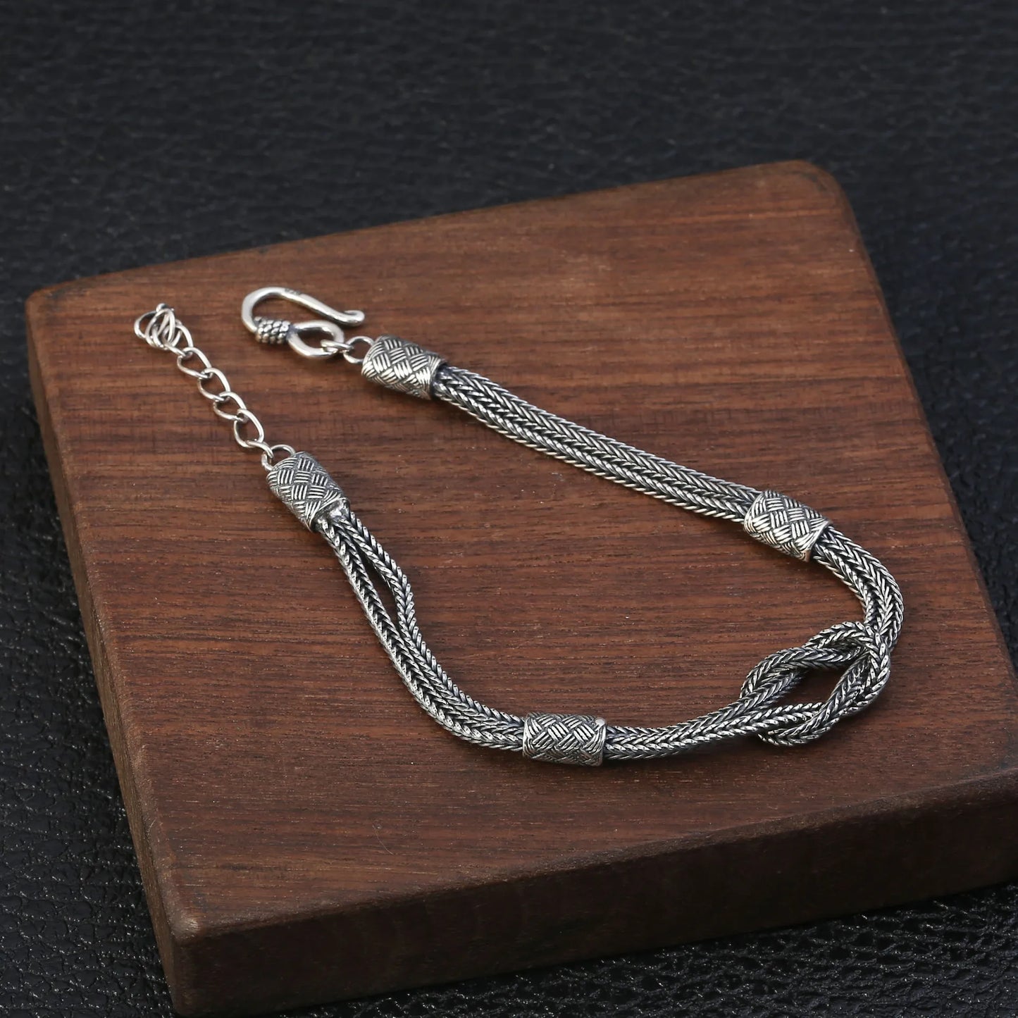 Knots of Fate 925 Silver Bracelet