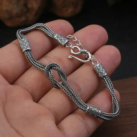 Knots of Fate 925 Silver Bracelet