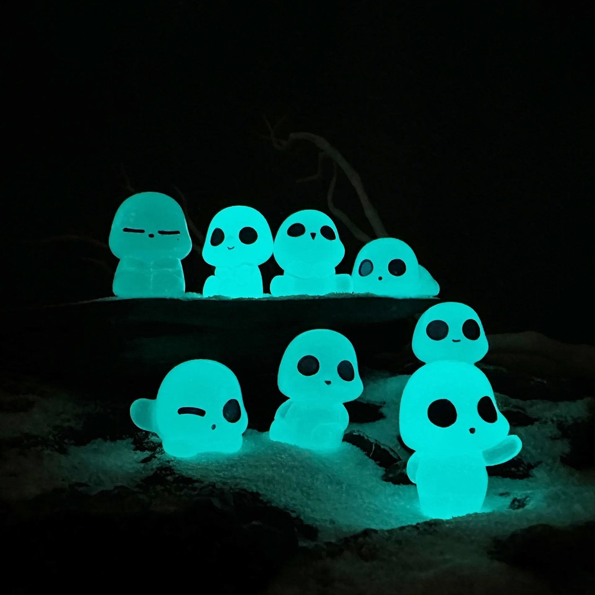 Kodama Glow in the Dark Figurine in Resin