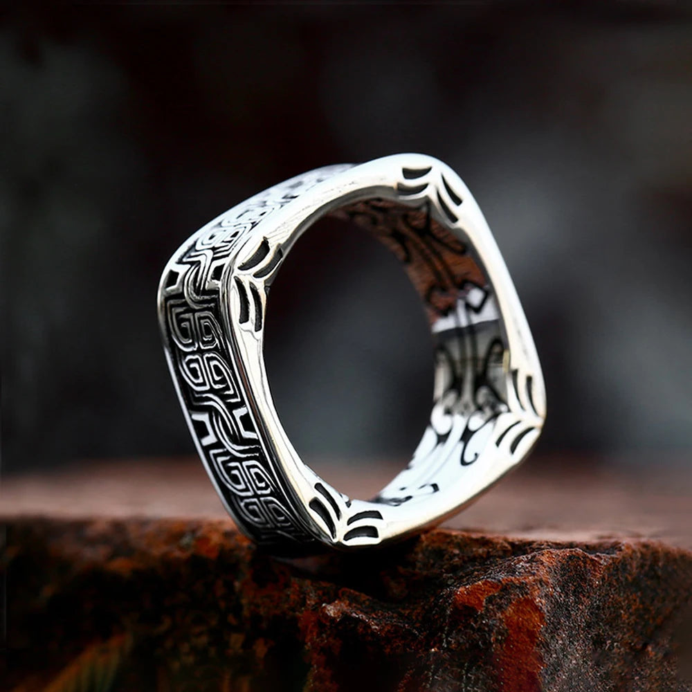 Kumo Clouds in the Sky Stainless Steel Ring