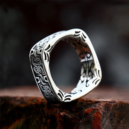 Kumo Clouds in the Sky Stainless Steel Ring