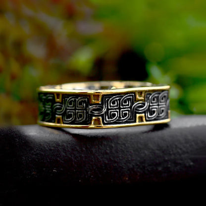 Kumo Clouds in the Sky Stainless Steel Ring