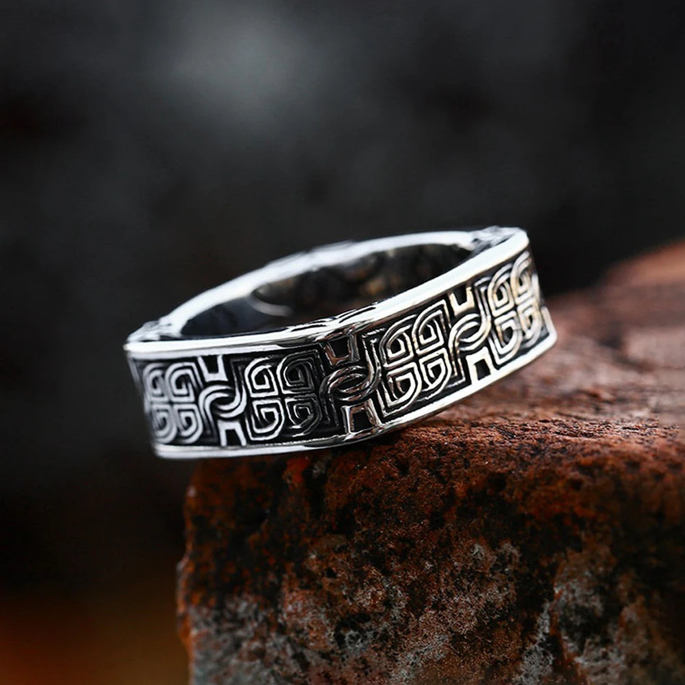 Kumo Clouds in the Sky Stainless Steel Ring