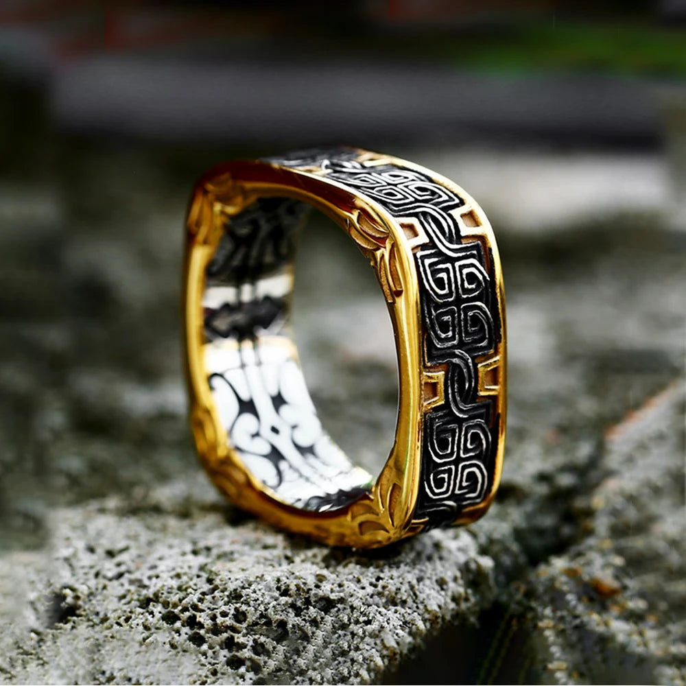 Kumo Clouds in the Sky Stainless Steel Ring