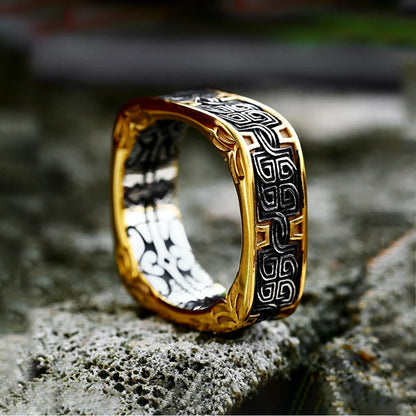 Kumo Clouds in the Sky Stainless Steel Ring