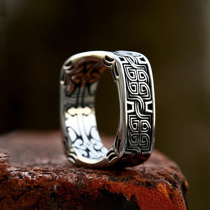 Kumo Clouds in the Sky Stainless Steel Ring