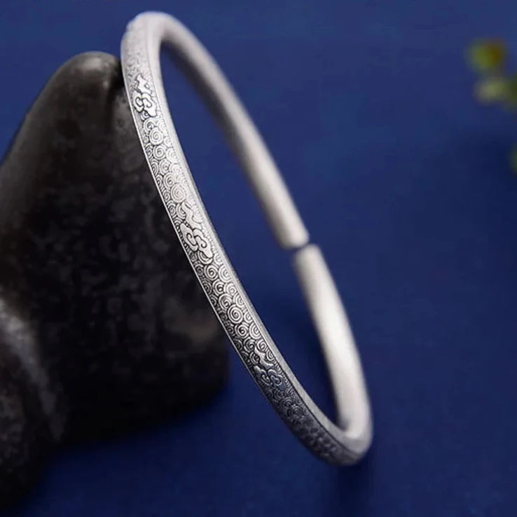 Kumo The Clouds in the Sky 999 Fine Silver Bracelet