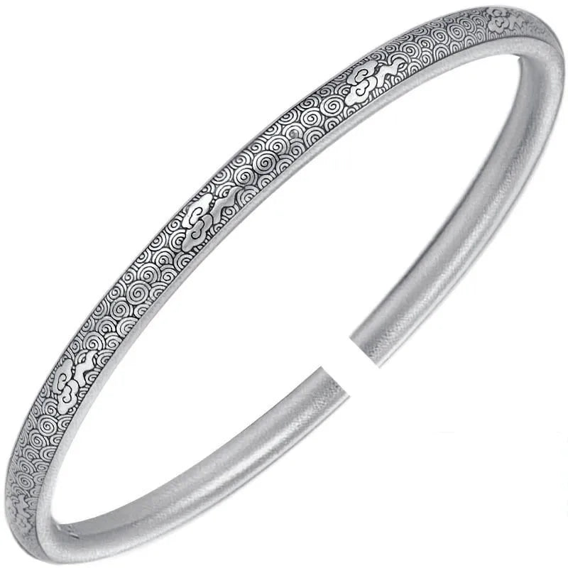 Kumo The Clouds in the Sky 999 Fine Silver Bracelet
