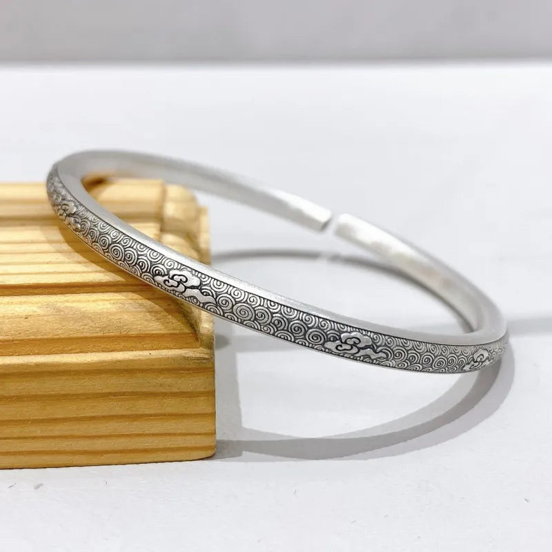 Kumo The Clouds in the Sky 999 Fine Silver Bracelet