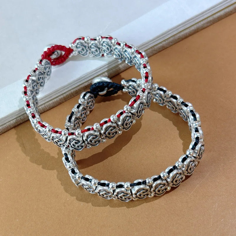 Kumo the Auspicious Clouds 999 Fine Silver Bracelet