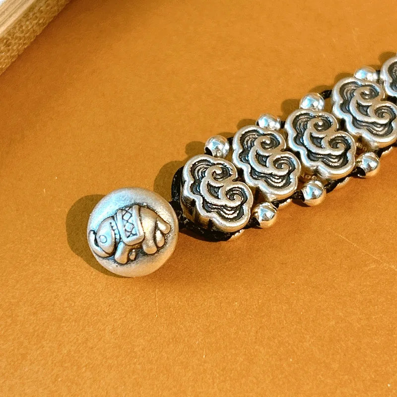 Kumo the Auspicious Clouds 999 Fine Silver Bracelet
