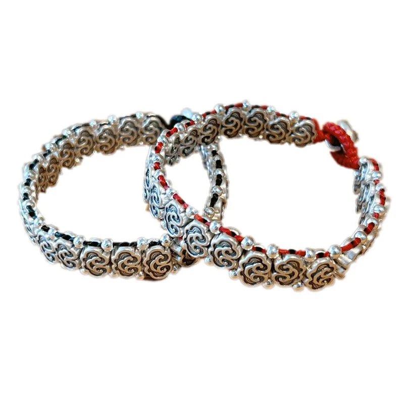 Kumo the Auspicious Clouds 999 Fine Silver Bracelet
