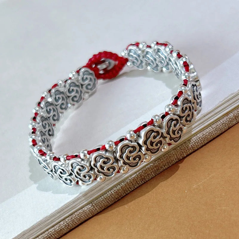 Kumo the Auspicious Clouds 999 Fine Silver Bracelet