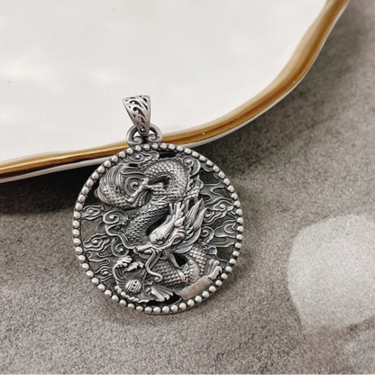 Mighty Dragon 999 Fine Silver Pendant