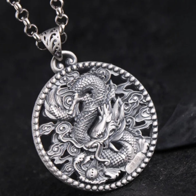 Mighty Dragon 999 Fine Silver Pendant