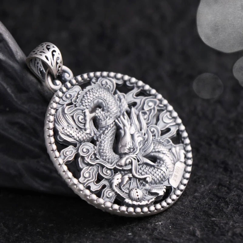 Mighty Dragon 999 Fine Silver Pendant