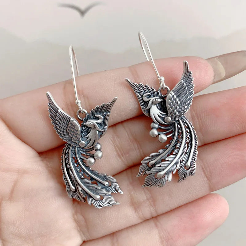 Regal Phoenix 925 Sterling Silver Earrings