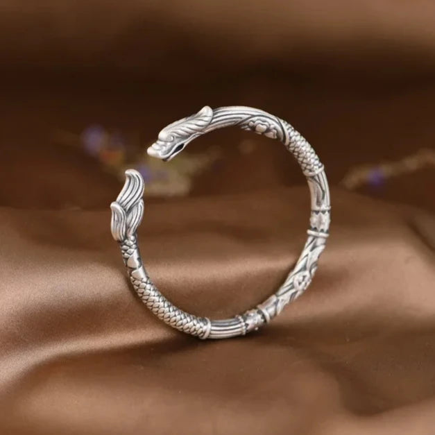 Ryujin Dragon Kami 999 Fine Silver Bracelet