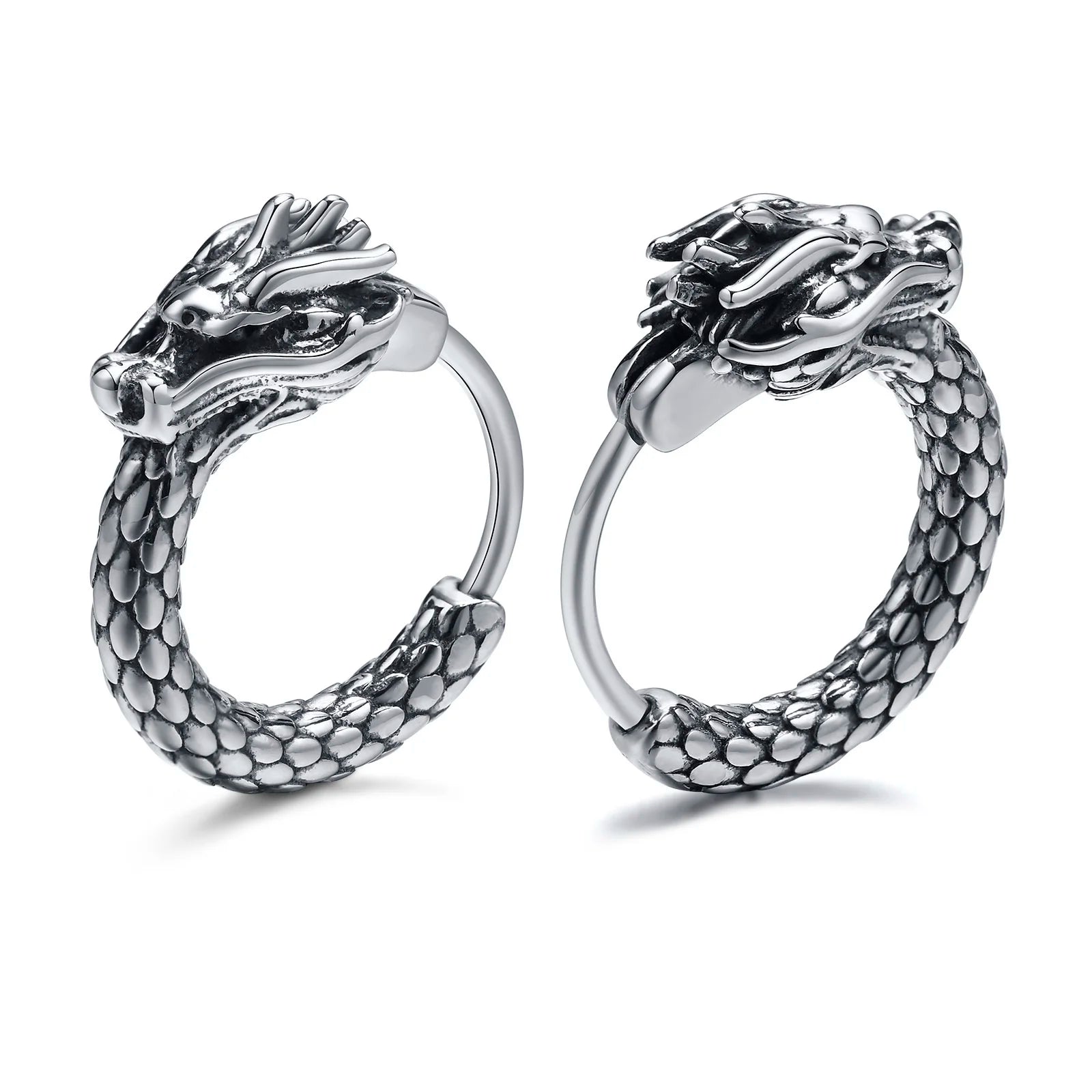 Raiju Dragon Stainless Steel Earrings