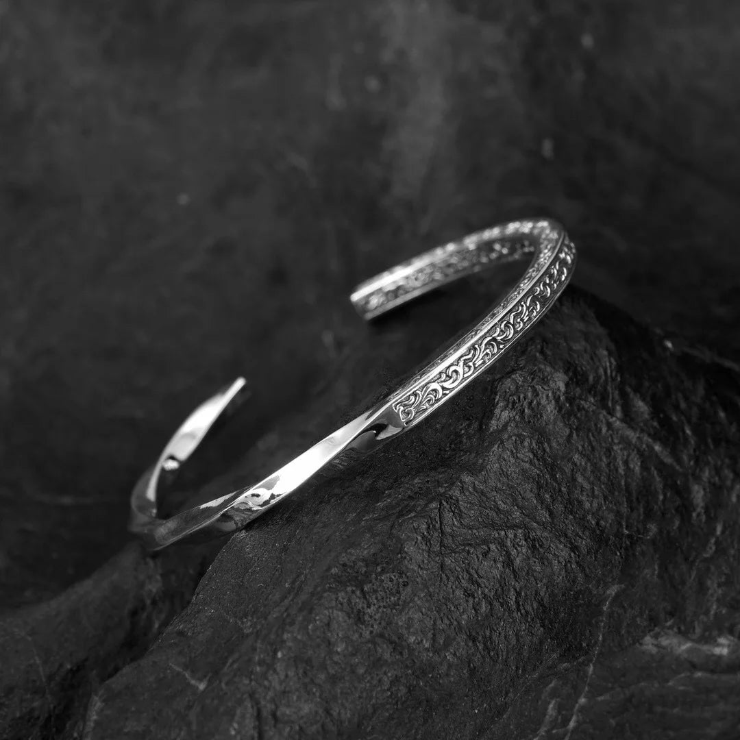 Sakura Cherry Blossoms 925 Sterling Silver Bracelet
