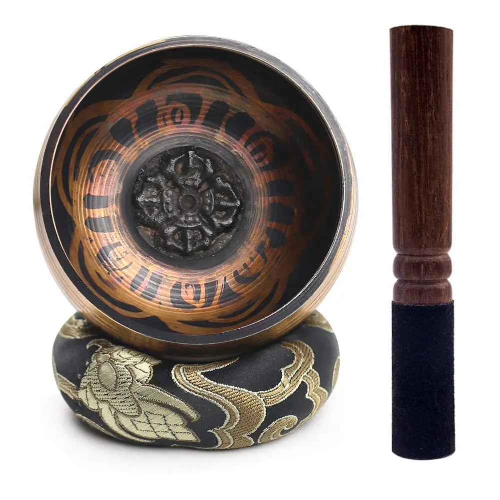 Tibetan Singing Bowl in Bronze