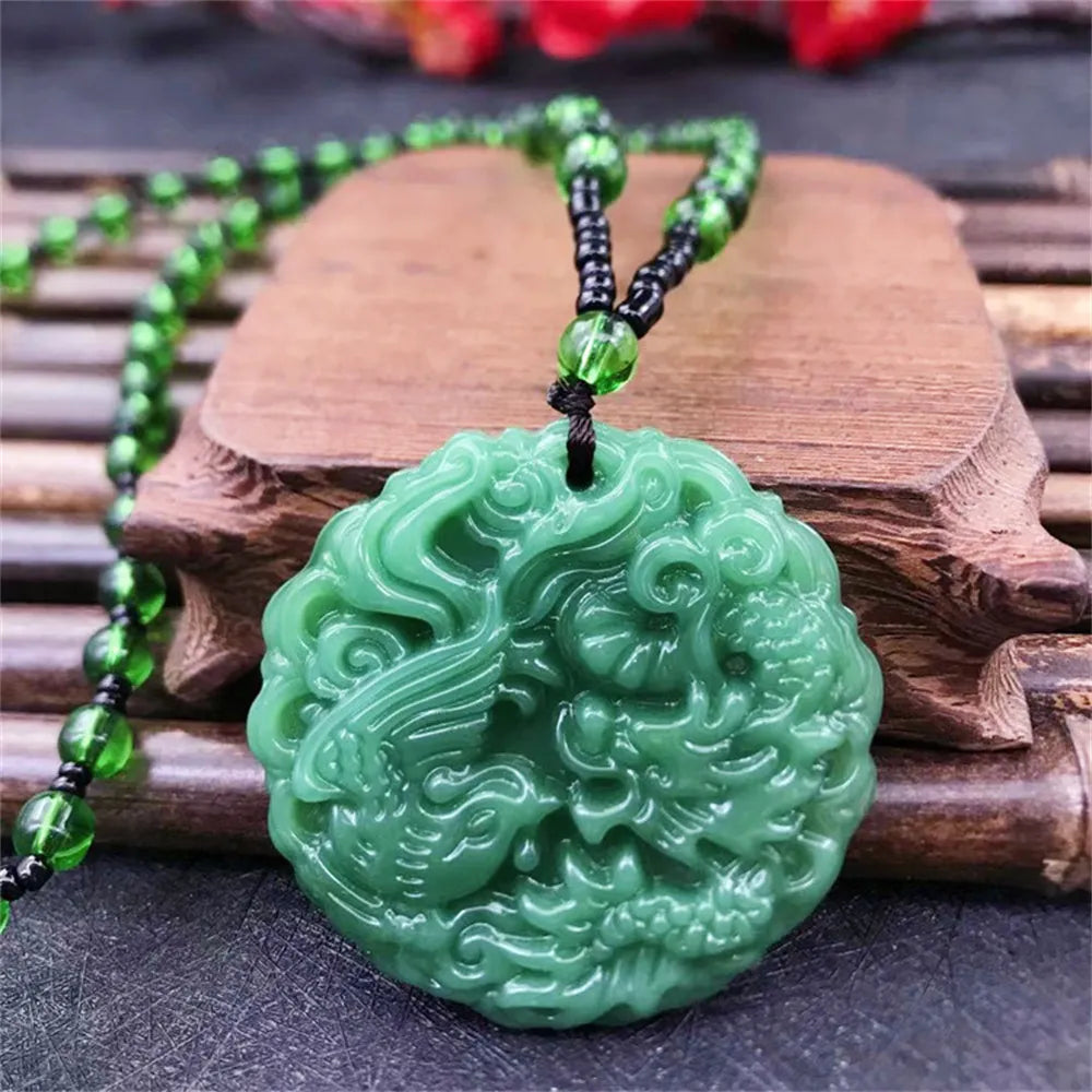 Jade Dragon Necklace