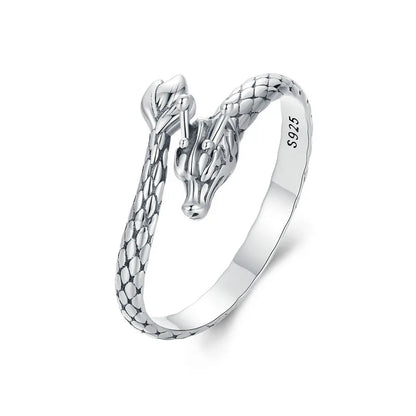 Tatsu Dragon Adjustable 925 Sterling Silver Ring