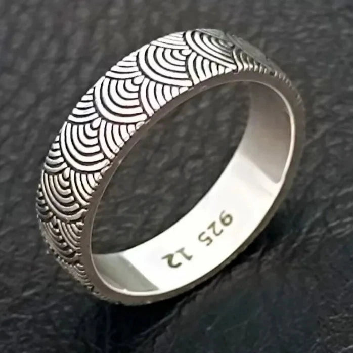 Sea Waves 925 Sterling Silver Ring