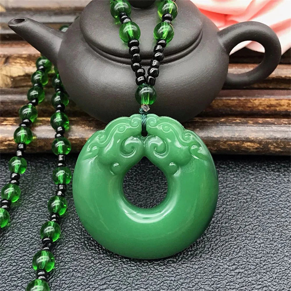 Jade Dragon Necklace