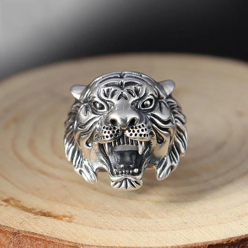 Mighty Tiger Steel Ring