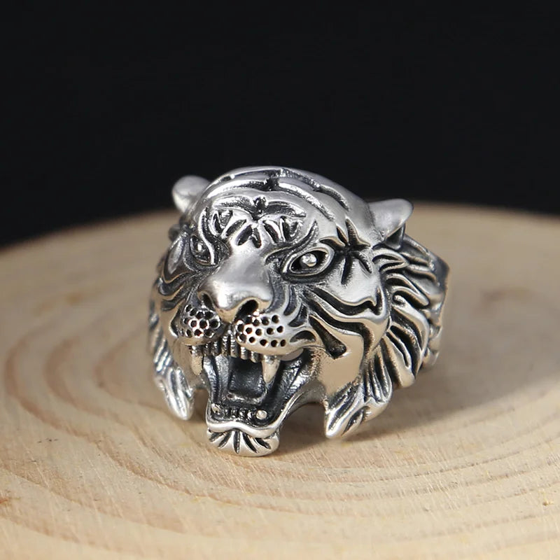 Mighty Tiger Steel Ring
