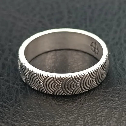 Sea Waves 925 Sterling Silver Ring