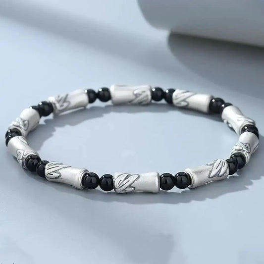 The Bamboo Cutter Steel Bracelet