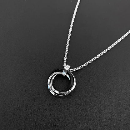 Titanium Mobius Necklace