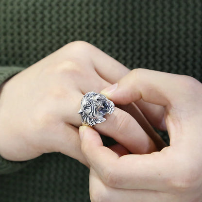 Mighty Tiger Steel Ring