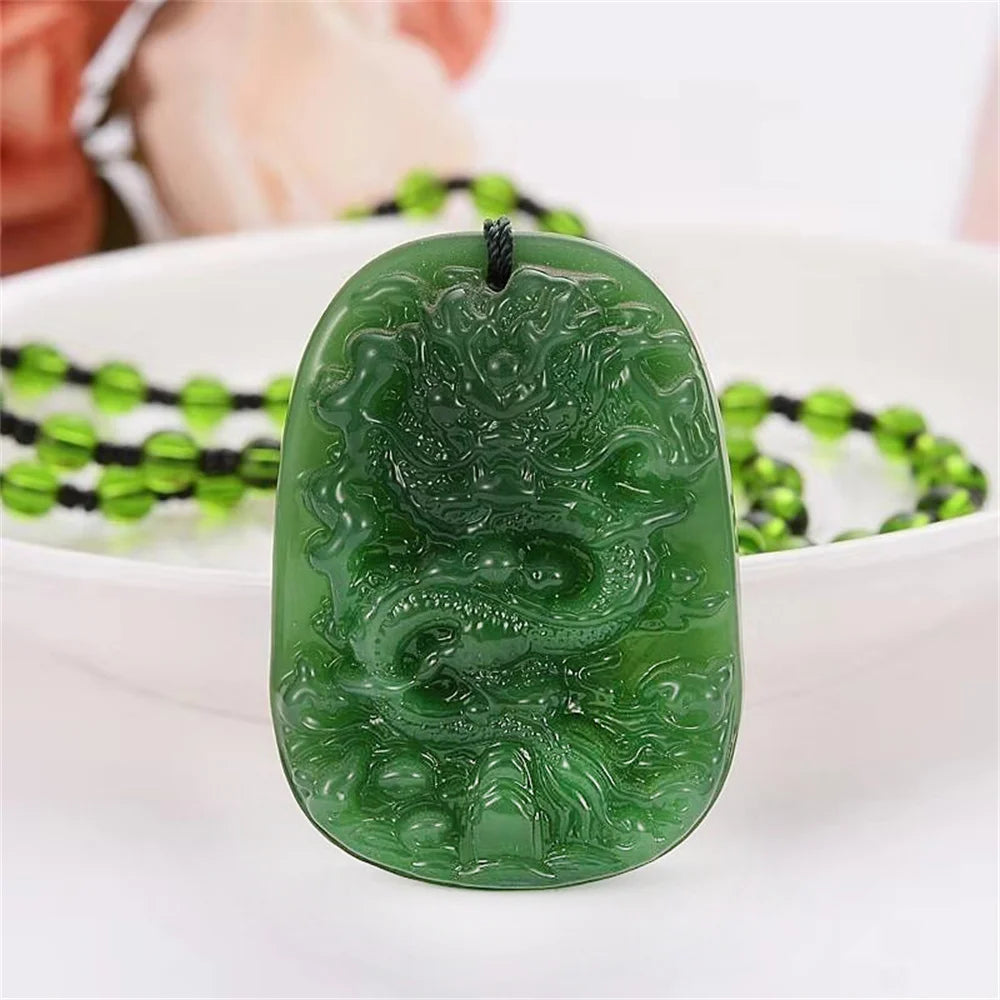 Jade Dragon Necklace