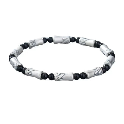 The Bamboo Cutter Steel Bracelet