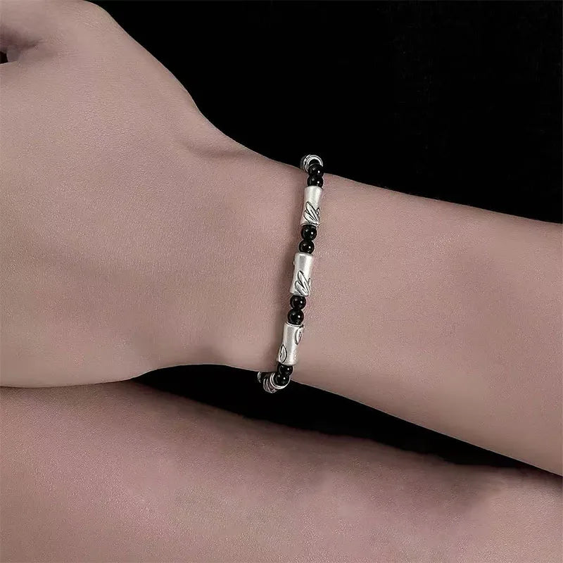The Bamboo Cutter Steel Bracelet