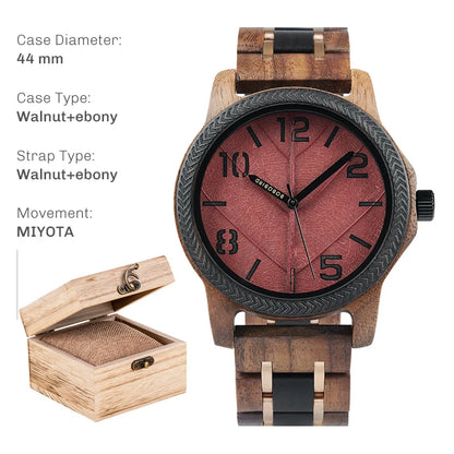 Samurai Vintage Wooden Watch