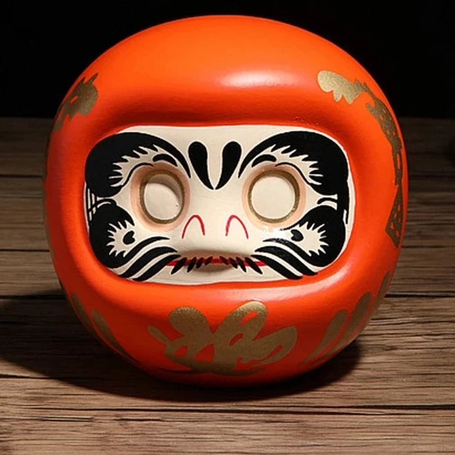 Big Daruma Doll and Piggy Bank