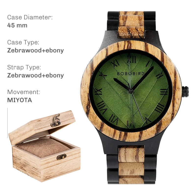 Samurai Vintage Wooden Watch