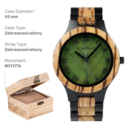 Samurai Vintage Wooden Watch