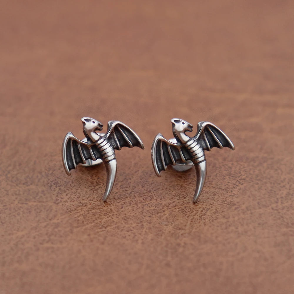 Flying Raiju Dragon Surgical Steel Earrings
